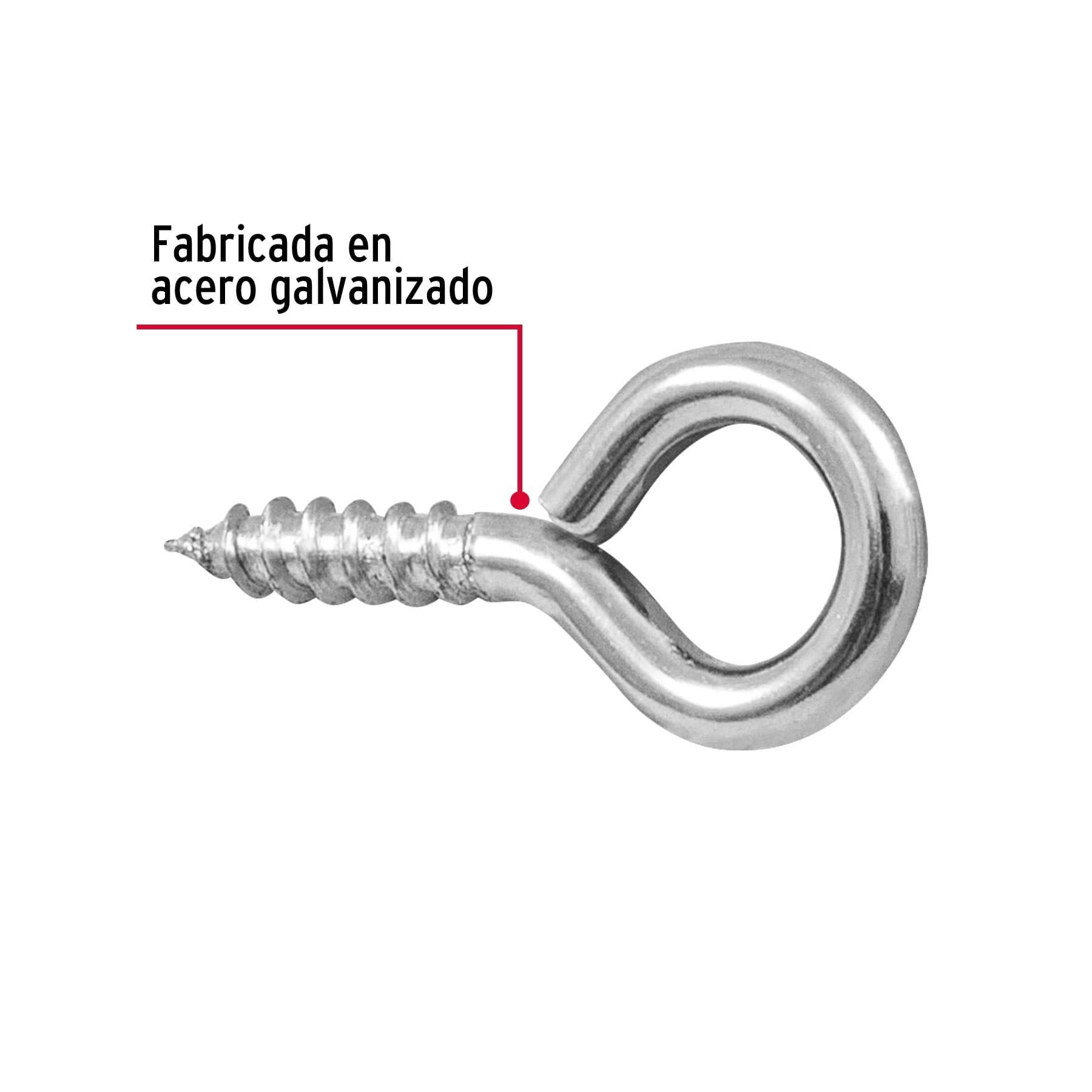 Armellas cerradas, Armellas y Alcayatas Roscadas - Imagen 4