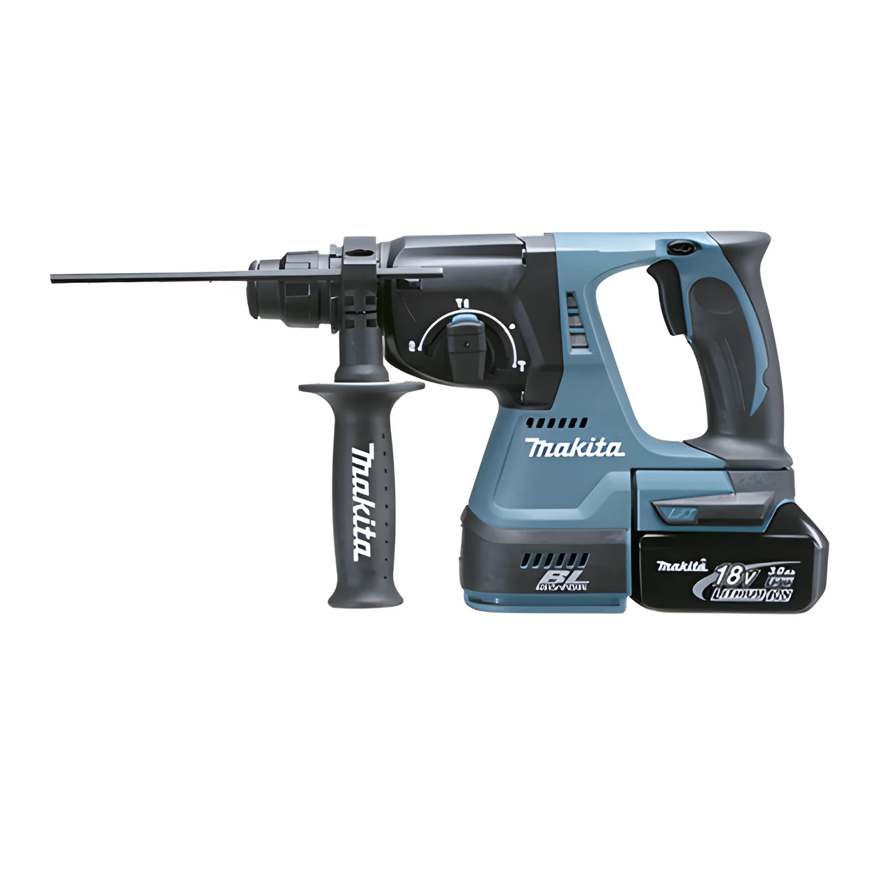 Rotomartillo electro-neumático inalámbrico Makita DHR242RTE